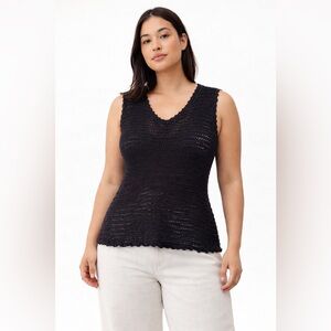 Wilfred‎ Crochet Knit Tank Top Size L Minimalist